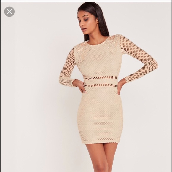 Missguided Dresses & Skirts - NWT Misguided Carli Bybel taupe dress